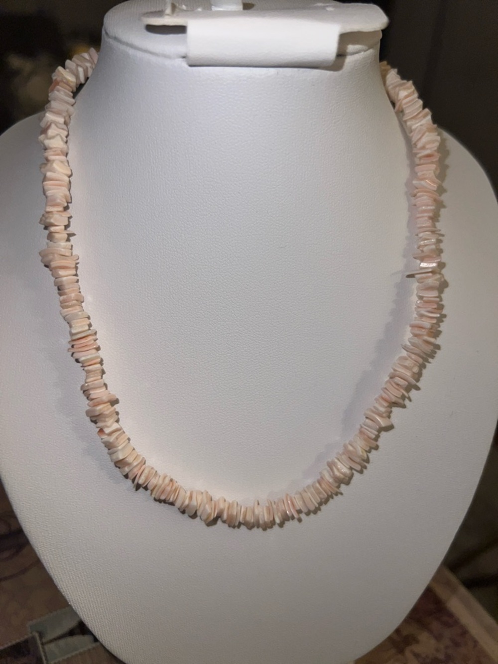 Elegant Pink Shell Necklace